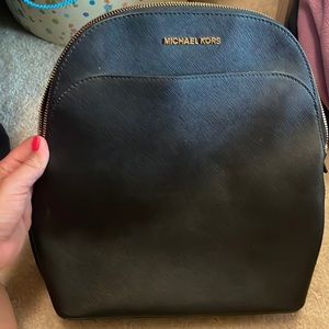 Black Micheal Kors small backpack